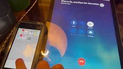 iPad Air 1, iPod Touch 5th generation, and iPhone 14 incoming call