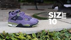 Jordan 4 Canyon Purple Review #Size10