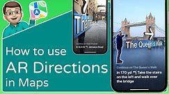 Using Augmented Reality Directions in Apple Maps