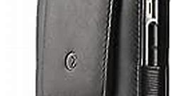 [Alpha] Genuine Leather Case Holster with Belt Clip for iPhone 15 / iPhone 15 PRO/iPhone 14 / iPhone 14 PRO/iPhone 13 / iPhone 13 PRO / 12/12 PRO / 11 - fits 6.1" iPhone with Slim Case