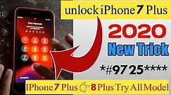 How Unlock iPhone 7 Plus 2020|Forgot Pass code IPhone 7 Plus |Unlock IPhone