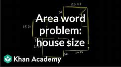 Calculating the square footage of a house | Measurement | Pre-Algebra | Khan Academy