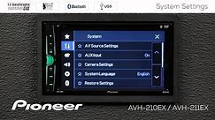 How To - AVH-210EX - System Settings