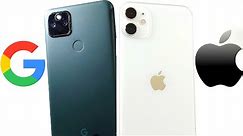 Google Pixel 5A vs iPhone 11!