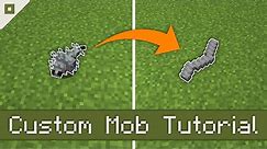 How to make custom mobs in Minecraft Java Edition | datapack tutorial