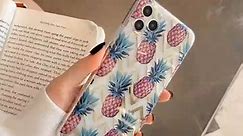 Pineapple Print Clear Case for iPhone 11 Pro Max