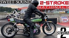 WORLD’S MOST POWERFUL TWO STROKE MOTORCYCLES MEET AT HIGH STAKES DRAG BIKE RACE! FULL 2 STROKE RACE!