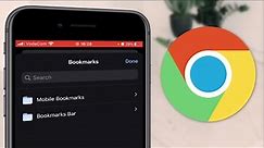 How To Add or Create Bookmark on Google Chrome on iPhone and iPad 2021