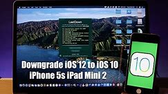 How to Downgrade iPhone 5s or iPad mini 2 From iOS 12 to iOS 10.3.3