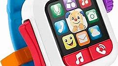 Fisher-Price Laugh & Learn Baby to Toddler Toy Time to Learn Smartwatch with Lights & Music for Pretend Play Ages 6+ Months
