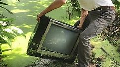 Restore Old Panasonic tv That Was Thrown In The Pond // Basic Repair Method - High Efficiency