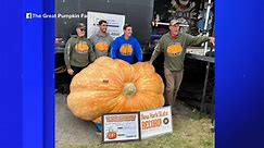 Lancaster, New York pumpkin weighing 2,554 pounds sets new North America record