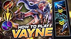 HOW TO PLAY VAYNE & CARRY | BEST Build & Runes | Season 12 Vayne guide | League of Legends