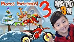 Juegos de Motos para Niños - Moto X3M Bike Race | Motos Extremas 2 | Juegos Movil para niños