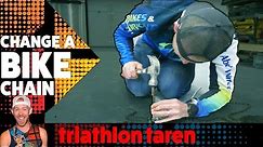 How to REMOVE A BIKE CHAIN without special tools (don't do this to your triathlon bike)