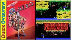 [18 ~ MSX] Top Pro Level Stages | H.E.R.O. ᴴᴰ