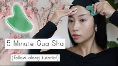 Daily 5 Minute Gua Sha Follow Along Tutorial