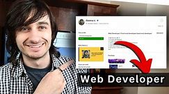 Upwork web developer profile review - Aleena