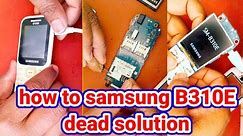 how to samsung b310e dead solution! Samsung b310e not charging not on problem #luckymobilegyan