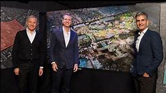 California Gov. Newsom previews Disneyland expansion with CEO Bob Iger