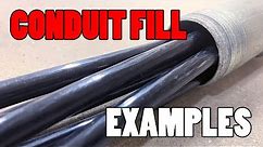 CONDUIT FILL EXAMPLES for the Modern Electrician - How Many Conductors Can I Put In...