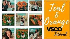 Teal & Orange Tone - VSCO Tutorial