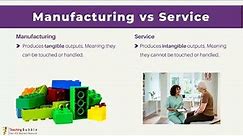 Manufacturing v Service Operations | VCE Business Management