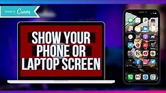 How To Show Your PHONE SCREEN or LAPTOP in a YouTube Video