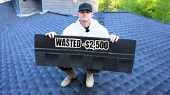 Shingle Roof for My DREAM Home Build!! ($2,500 Mistake!!)