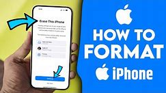 How Do I Reset My iPhone | How to Format iPhone 15 Plus, even 11, 12, 13, 14, 15 Pro Max