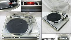 PIONEER PL-100 FG-Servo Auto-Return Turntable with New Stylus Cartridge (Made in Japan)