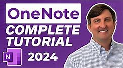 Learn OneNote - Complete Tutorial for Beginners, Students, and Teachers