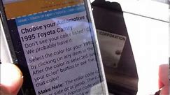 How to check body color code Toyota Camry. Find right color to car.
