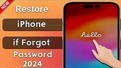 How to restore your iPhone if you forgot your Password || iPhone Paradise
