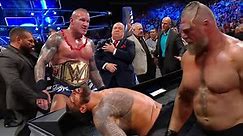 Brock Lesnar Help Randy Orton Wins Undisputed Championship Roman Reigns Match