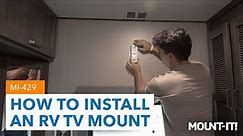 How to Install an RV TV Mount | MI-429 (Installation)