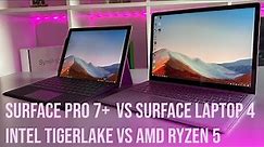 Surface Pro 7+ vs Surface Laptop 4 (intel vs AMD)