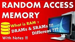 Random Access Memory : RAM | COMPUTER FUNDAMENTALS | Random Access Memory Explained | Dynamic RAM |