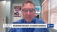 Giants schedule breakdown