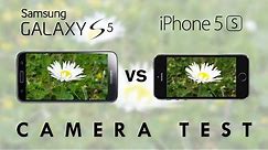 Samsung Galaxy S5 vs iPhone 5s - Camera Test Comparison