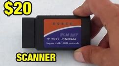 ELM 327 OBD2 WiFi/Bluetooth Scanner Review for iPhone and Android