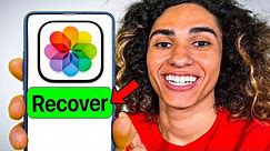✅ How to Recover PERMANENTLY Deleted Photos/Videos on iOS/iPhone