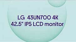 LG 43UN700 4K Ultra HD 42.5" IPS LCD Monitor - Black - Quick Look