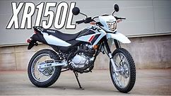 New 2023 Honda XR150L Dual Sport Motorcycle | Walkaround