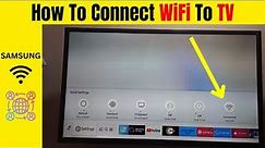 Samsung Smart TV Wifi Connect | How to Connect Samsung Smart TV to Wifi | Tv Wifi Problem Solved