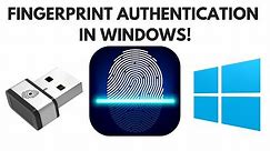 Fingerprint authentication in Windows using a USB FP reader dongle | English Version