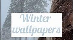Winter Wallpapers! (Screenshot and crop)