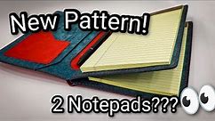 How to Create a Leather Notebook Cover(PATTERN AVALIBLE)