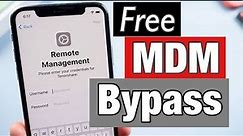 All iphone mdm bypass by unlocktool free | how to unlock mdm lock |
