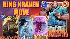 THIS MOVES CUBES!| King Kraven Move| Marvel Snap